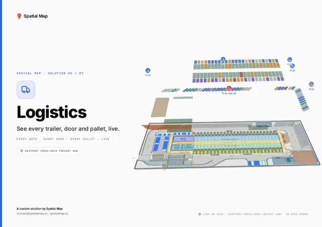Cover of the Logistics brochure